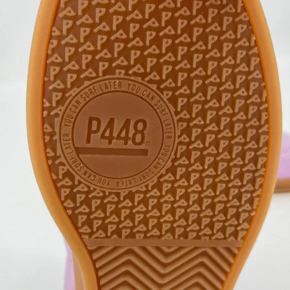 P448 Monza Sneaker Size EU 39 Suede Leather Upper Lavender Gum Sole - Picture 11 of 16